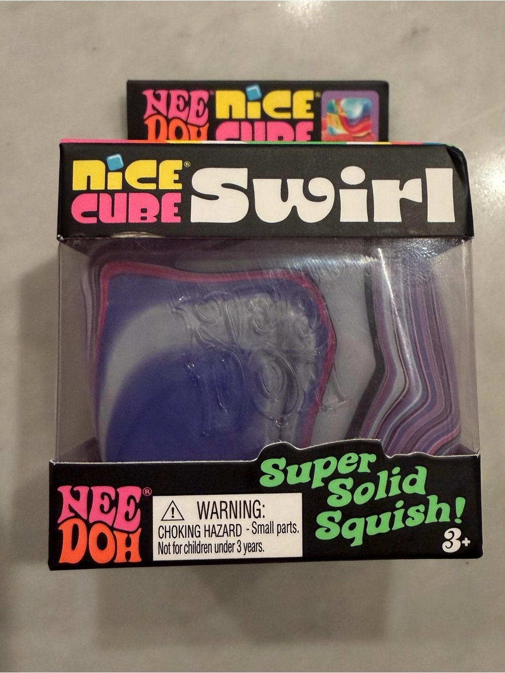 Needoh Nee Doh Nice Cube Swirl Purple